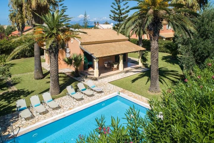 Ferienhaus für 6 Personen, mit Balkon und Terrasse sowie Garten und Ausblick auf Korfu - 4
