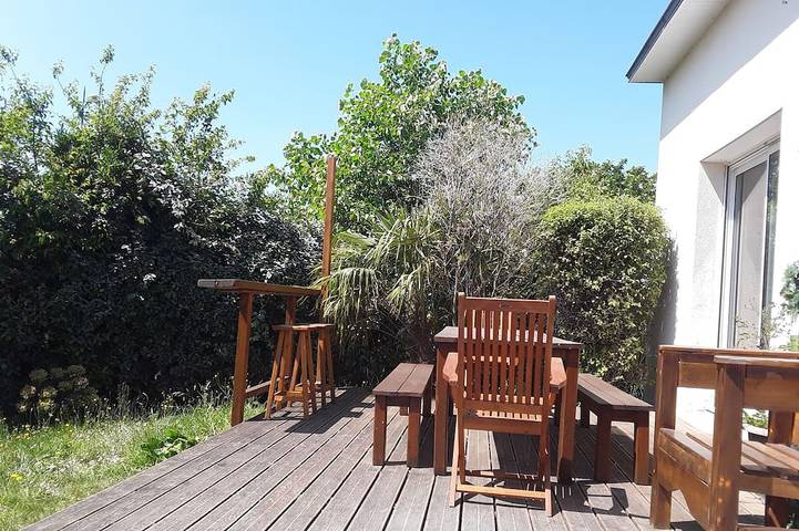 Maison de vacances pour 6 personnes, avec terrasse et jardin à Île-Tudy
