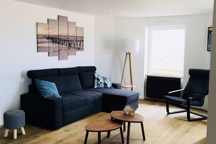Ganze Wohnung, Ausgezeichneter Meerblick Mit Grosser Terrasse Am Strand in Paramé, Saint-Malo