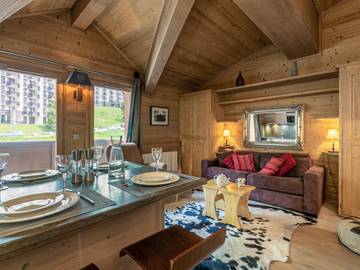 Gîte pour 2 personnes, avec terrasse dans Office De Tourisme De Val D Isere