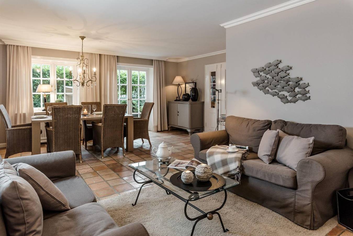 Apartment mit Meerblick, Parkplatz, TV, Geschirrspüler und Internet in Sylt-Ost, Sylt (Gemeinde)