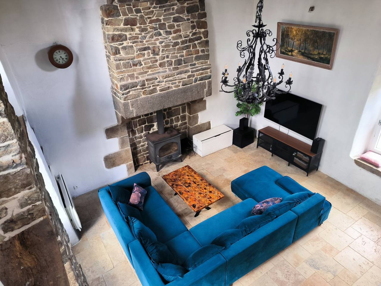 Maison de campagne 'Domaine lvd - Idéal pour fête' avec piscine privée, terrasse et Wi-Fi in La Bloutière, Côte de la Déroute