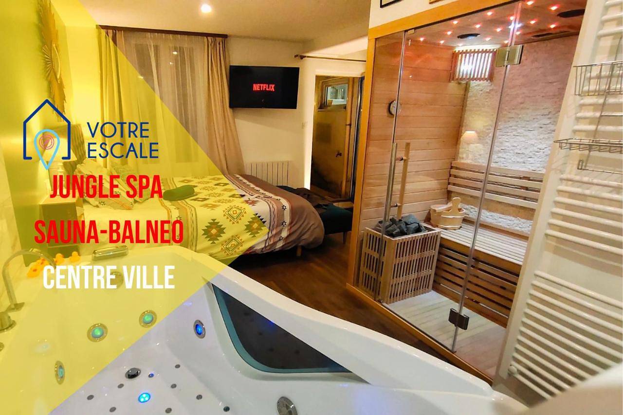 Appartement entier, Votre Escale Jungle Sauna & Spa in Niort, Région de Niort