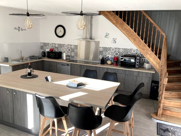 Gîte pour 6 personnes, avec Jardin à Lussac