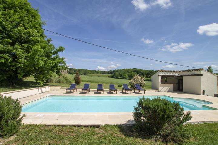 Villa Moundo (10p) with pool nearby Monflanquin in La Sauvetat-sur-Lède, Región de Villeneuve-sur-Lot