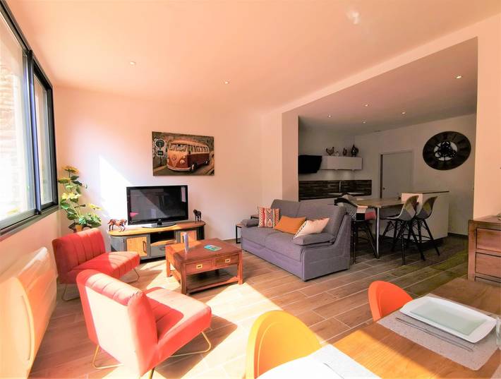Maison de vacances pour 4 personnes, avec Terrasse à Villeneuve-de-la-Raho