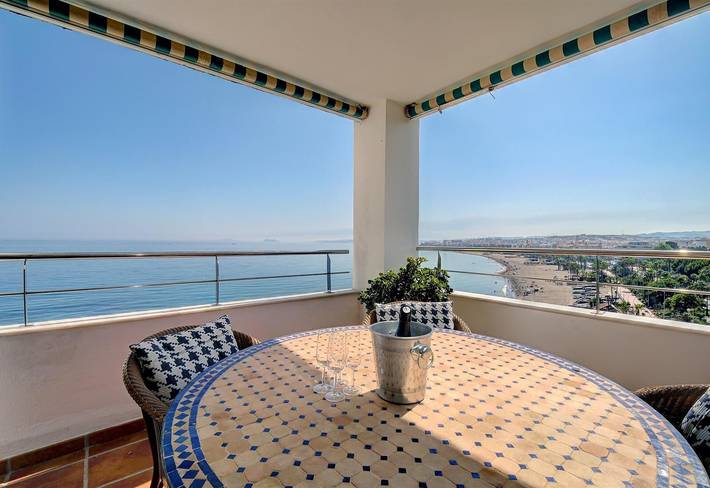 Gîte pour 4 personnes, avec Balcon ainsi que Jardin et Bassin pour enfant dans Playa del Angel (Estepona), Estepona