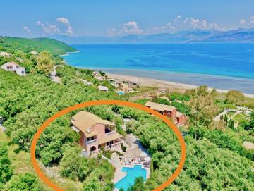Villa mit pool für 16 Personen, mit Garten auf Korfu
