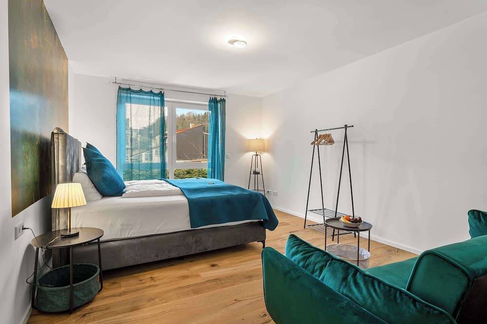 Ganze Wohnung, Lit Living: Luxus |Box Spring|Parking|Terrace|3 Br in Hemsbach, Kurpfalz