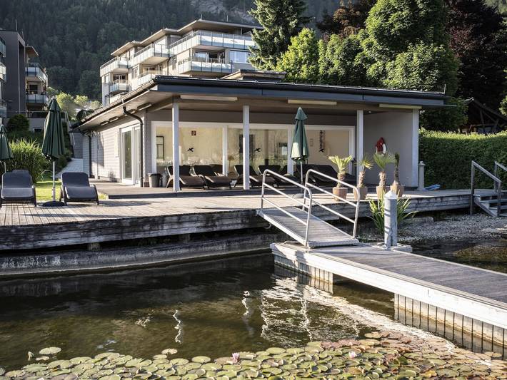 Hotel für 2 Personen, mit Garten und Pool sowie Seeblick, kinderfreundlich am Ossiacher See