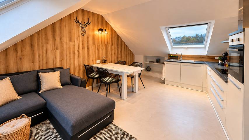 Ganze Ferienwohnung, Dachtraum Apartment Rombach - Ferienwohnung Dachgeschoss , 45qm , max. 4 Personen in Titisee (Titisee-Neustadt), Titisee-Neustadt