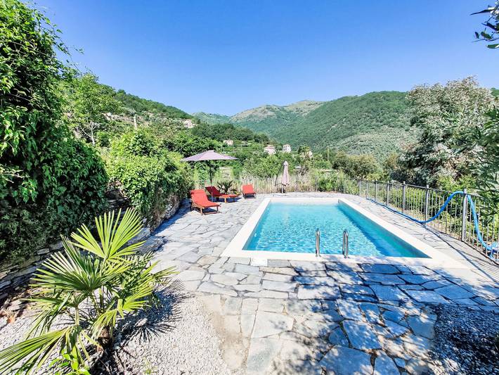 Ferienhaus für 5 Personen, mit Balkon und Garten in Prelà
