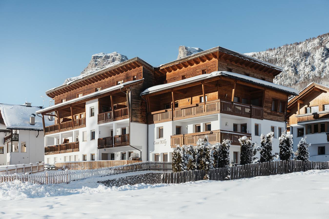 Ganzes Studio, Ferienwohnung "Ciasa Willy Lavarella" mit Bergblick & Wlan in La Villa, Abtei