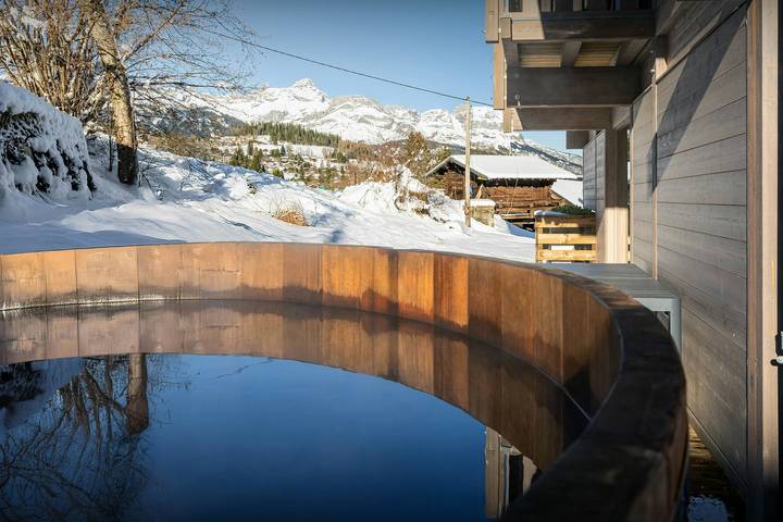 Gîte pour 12 personnes, avec jardin et jacuzzi à Combloux - 3