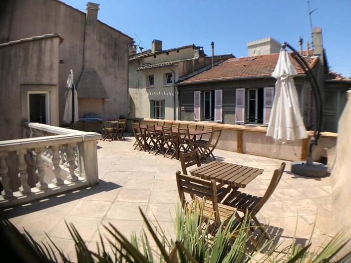 Gîte pour 4 personnes, avec terrasse dans Cinema Utopia La Manutention Avignon