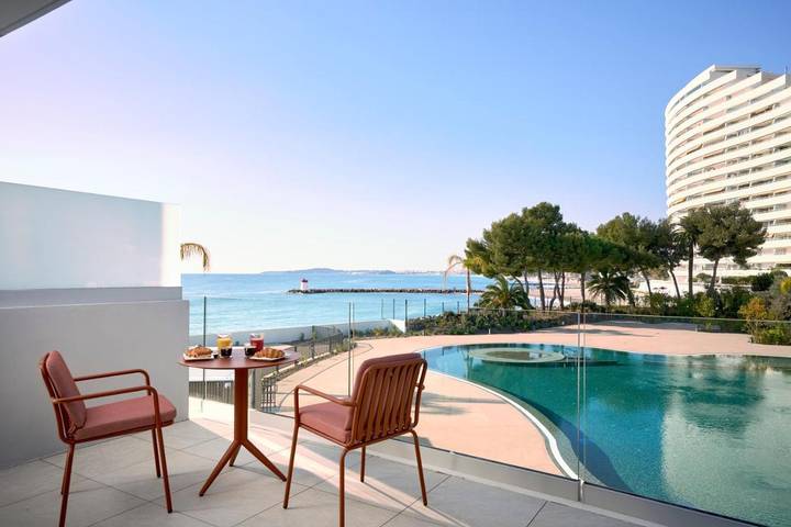 Hôtel pour 2 personnes, avec piscine et sauna ainsi que jardin et vue
