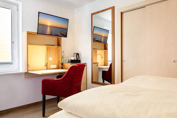 Doppelzimmer Kompakt zur Inselseite - Helgolandia Dependance in Helgoland