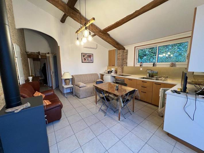 Location de vacances pour 4 personnes, avec Jacuzzi et Terrasse ainsi que Jardin et Piscine à Ayguesvives