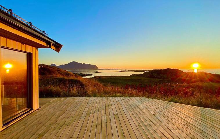 Chalet für 8 Personen, mit Garten und Ausblick sowie Sauna auf den Lofoten - 3