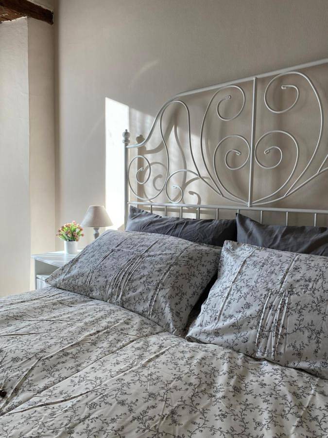 Ferienwohnung für 3 Personen, mit Balkon und Terrasse sowie Garten und Ausblick