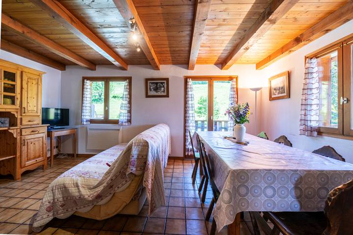 Chalet pour 8 personnes, avec bassin pour enfant et jardin, animaux acceptés à Crest-Voland - 4