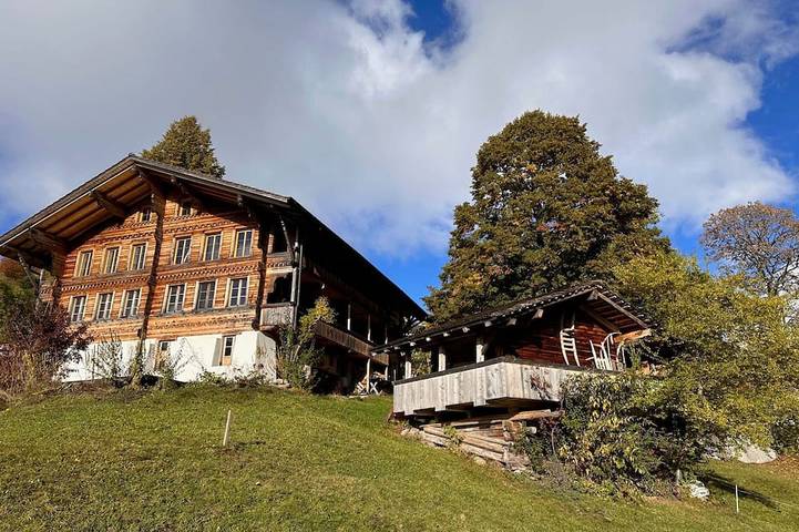Gîte pour 4 personnes, avec jardin à Habkern