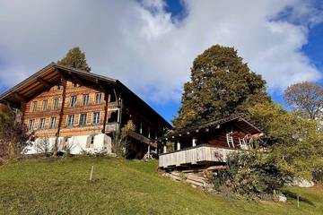 Gîte pour 4 personnes, avec jardin à Habkern
