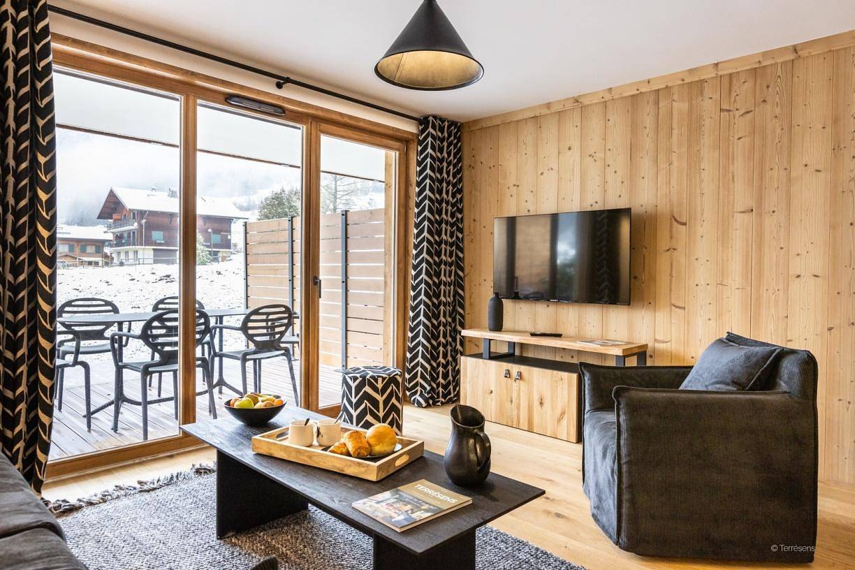 Entire apartment, Résidence Terresens Le Flocon Blanc - 3 room apartment cabin 6-8 people in La Chapelle-d'Abondance, Les Portes du Soleil