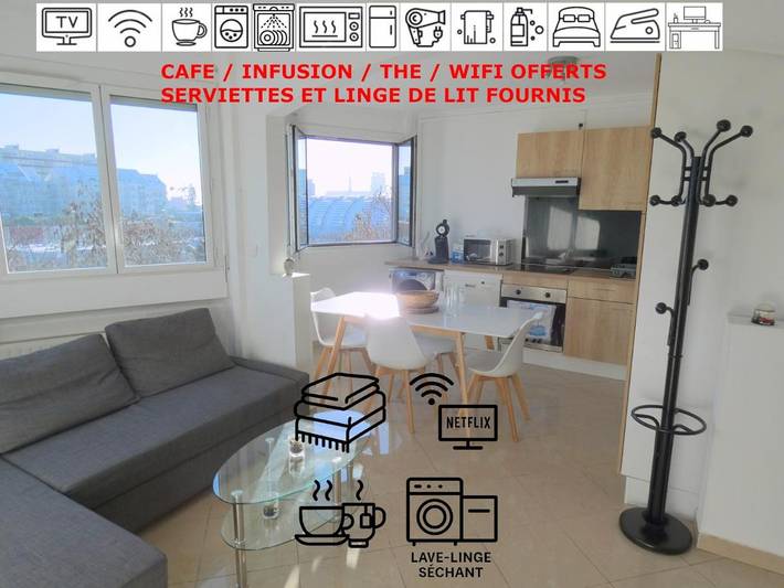 Gîte pour 4 personnes, avec Vue dans Gare D Orleans