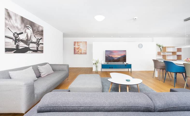Apartament wakacyjny dla 8 osób, z Taras w Interlaken