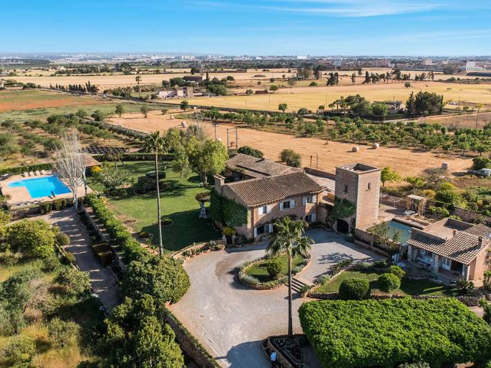 Casa rural para 12 personas, con piscina y jardín en Son Ferriol
