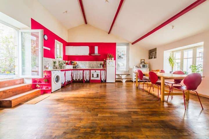 Appartement de vacances pour 4 personnes, avec Terrasse et Jardin
