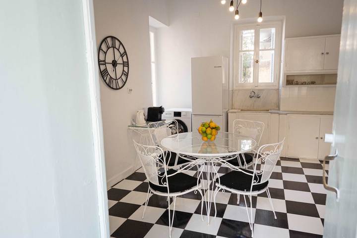 Poros Chic Seaside Neo-Classical Apartment w/ Terrace in Poros City, Poros