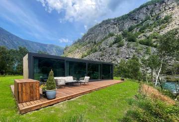 Gîte pour 5 personnes, avec terrasse et vue dans Flåm