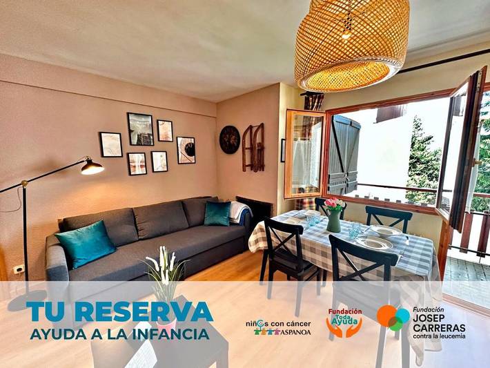 Gîte pour 4 personnes, avec vue ainsi que piscine et balcon dans Formigal - 2