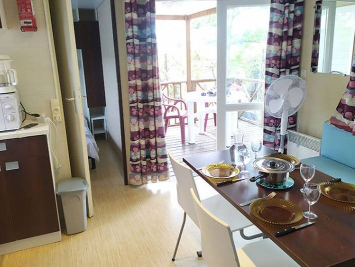 Mobil home pour 6 personnes, avec terrasse et piscine à Laurens - 3