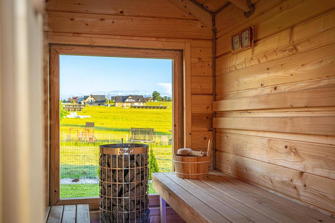 Osada Szaflary - jacuzzi na wyłączność dla każdego domku, ogólnodostępna sauna i plac zabaw w cenie in Szaflary, Karpaty (Polska)