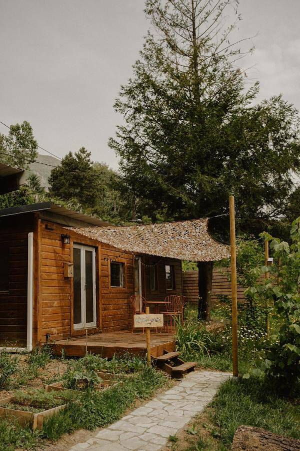 Maison de vacances pour 2 personnes, avec vue ainsi que terrasse et jardin