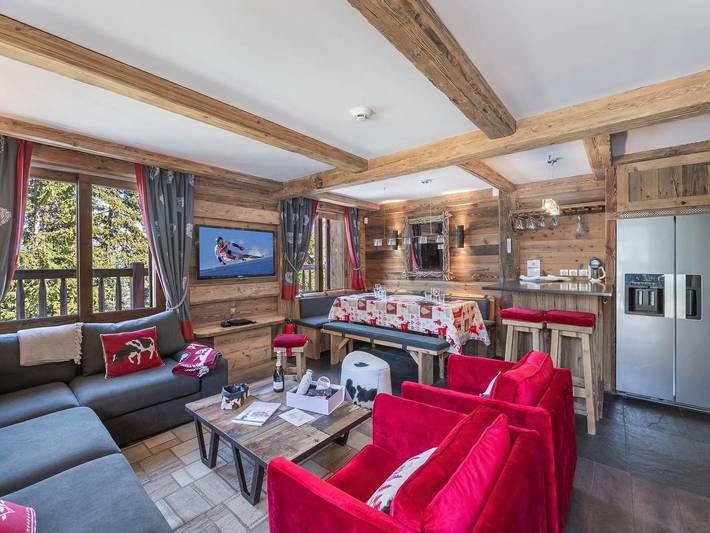 Chalet pour 8 personnes, avec sauna dans Courchevel 1850 - 2