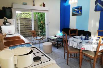 Location de vacances pour 4 personnes, avec jardin à Saint-Marcouf