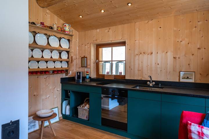 Hütte für 6 Personen, mit Garten und Ausblick, mit Haustier in Davos - 4