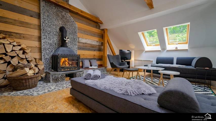 Ferienwohnung für 4 Personen, mit Ausblick und Garten, mit Haustier