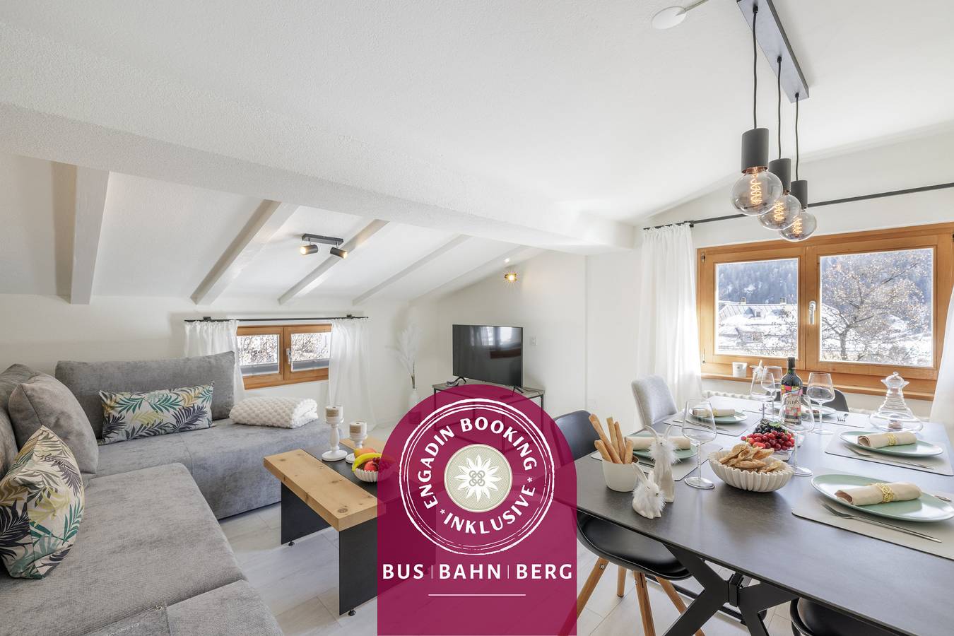 Entire apartment, Bergjuwel Aura - Charming holiday flat with a warm atmosphere and quality facilities in Scuol, Lower Engadine