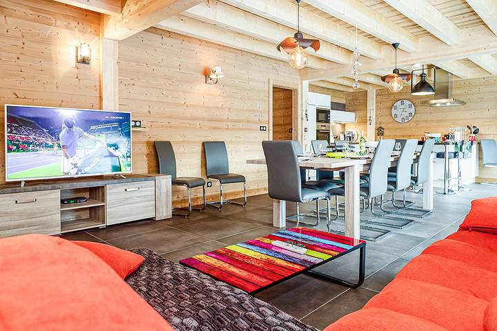 Chalet für 14 Personen, mit Garten und Whirlpool sowie Sauna in Châtel - 4