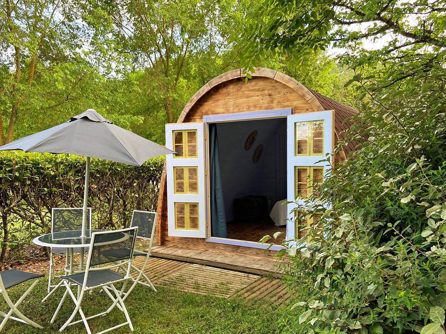 Camping Sites et Paysages - Le Moulin - Hébergement 2 personnes - Pod Insolite Nature in Martres-Tolosane, Haute-Garonne