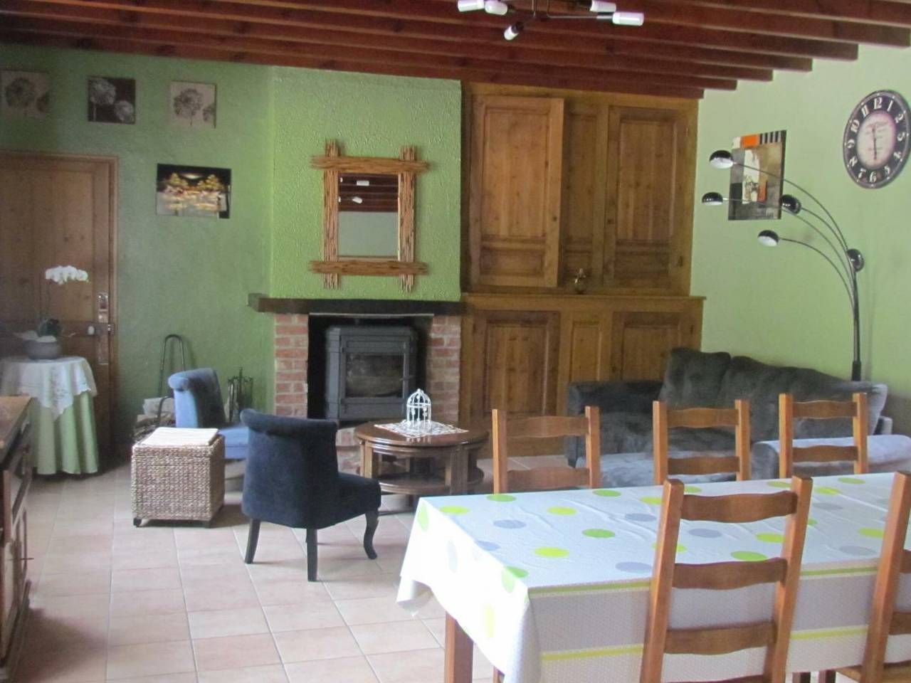 Maison de campagne proche Le Touquet : 7 chambres, jardin clos, jeux d’enfants, animaux acceptés in Hubersent, Région de Montreuil