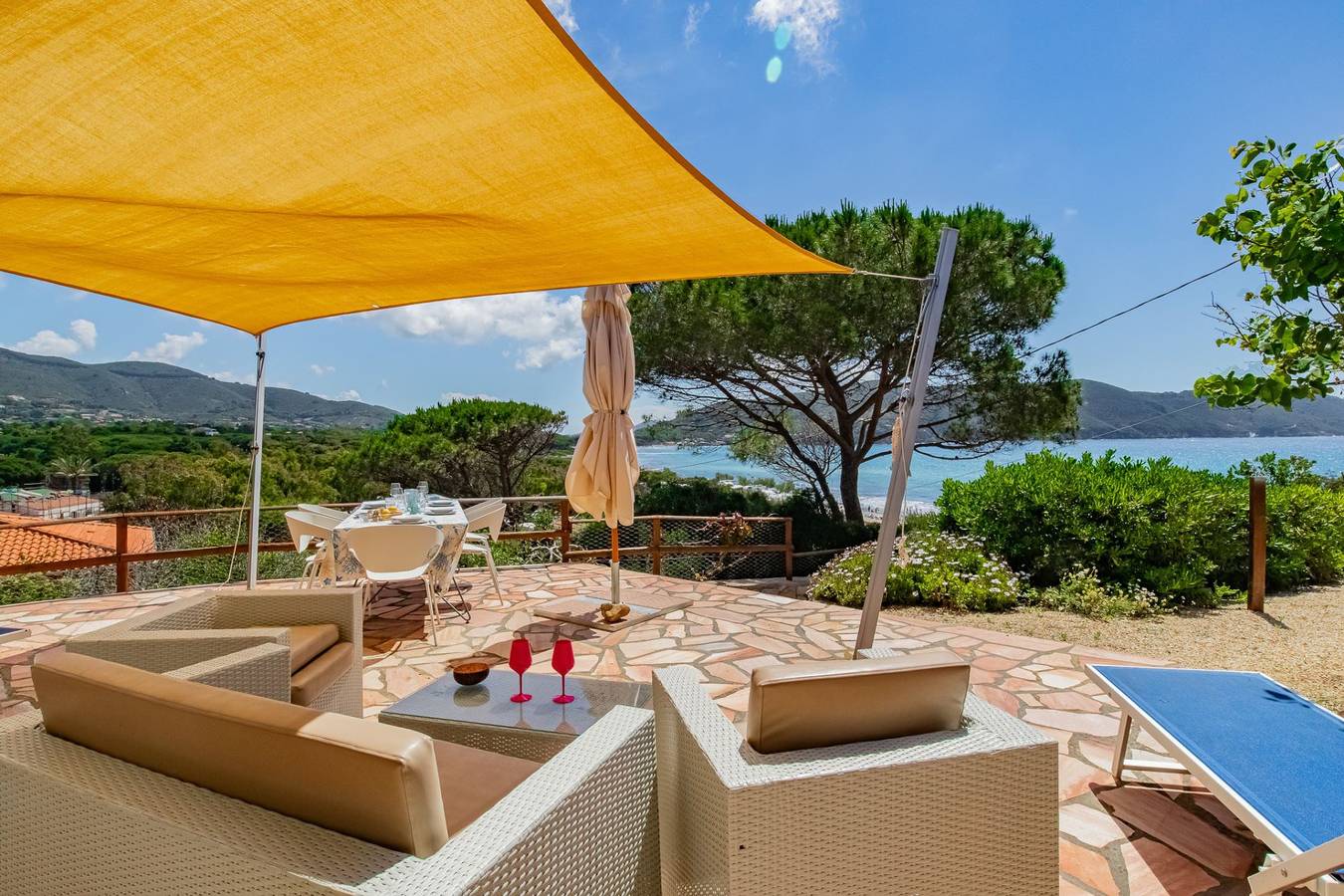 Villa für 4 Personen mit Terrasse in Lacona, Elba