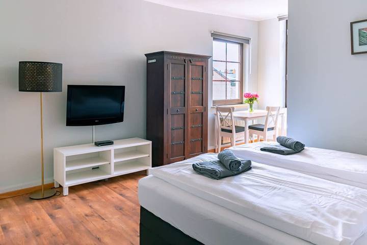 Vakantiewoning voor 2 personen, met tuin, kindvriendelijk in Warnemünde