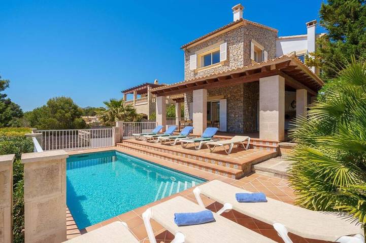 Maison de vacances pour 8 personnes, avec Jardin et Piscine à Cala Mesquida