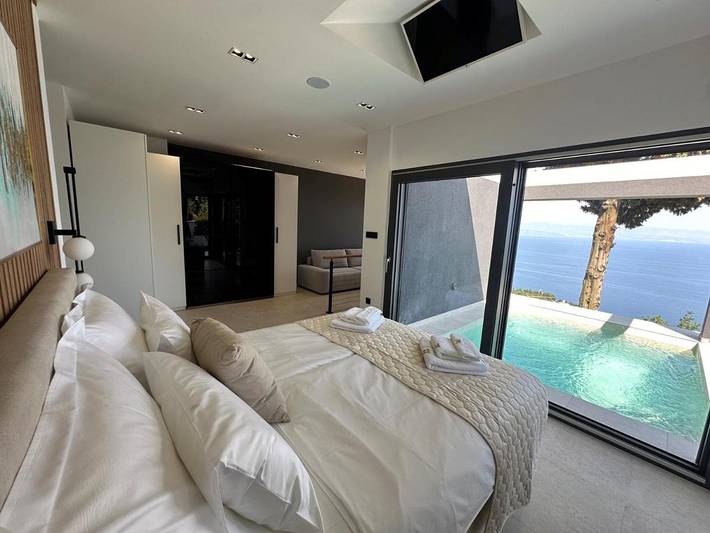 Villa für 2 Personen, mit Whirlpool und Garten sowie Pool und Sauna in Opatija Riviera